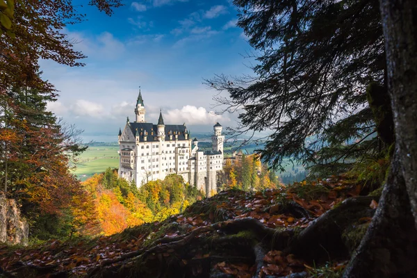 Castelo de Neuschwanstein na Alemanha — Fotografia de Stock