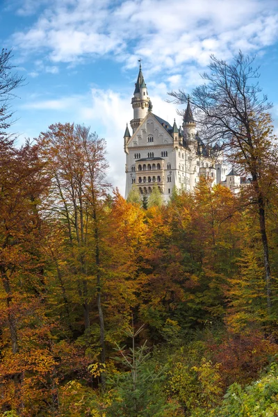 Castelo de Neuschwanstein na Alemanha — Fotografia de Stock