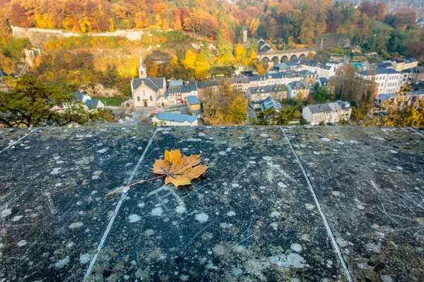 Herbstvibrationen in Luxemburg — Stockfoto