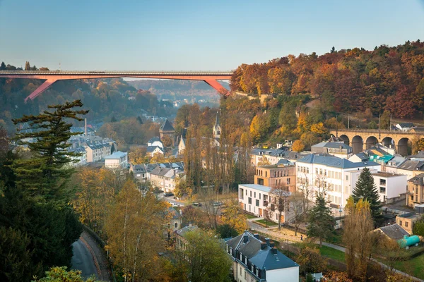 Herbstvibrationen in Luxemburg — Stockfoto