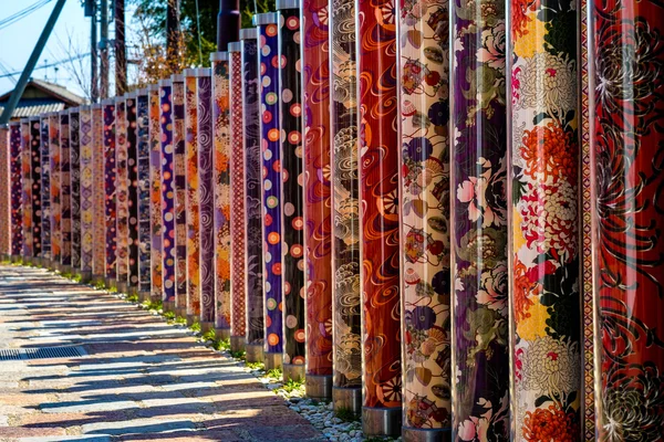 Kimono skog i Arashiyama — Stockfoto