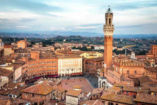 Siena i Toscana, Italien — Stockfoto
