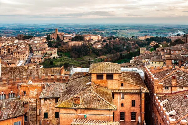 Siena i Toscana, Italien — Stockfoto