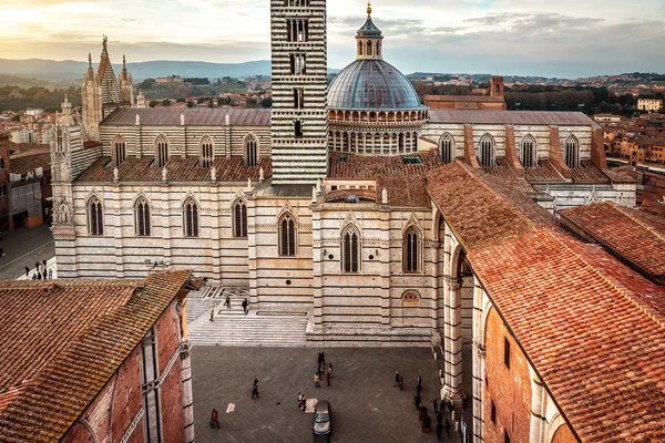 Siena em Toscana, Italia — Fotografia de Stock