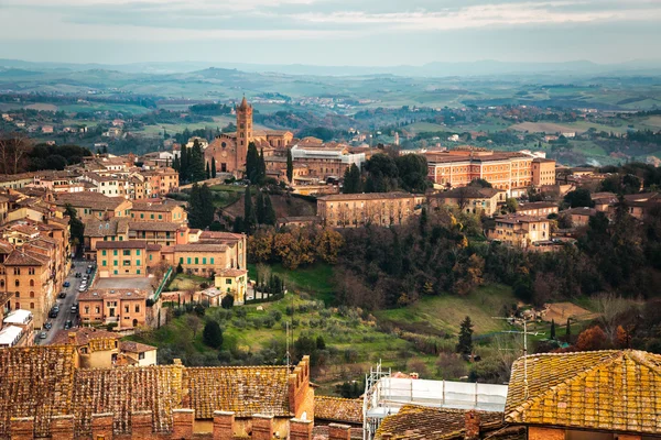 Siena em Toscana, Italia — Fotografia de Stock