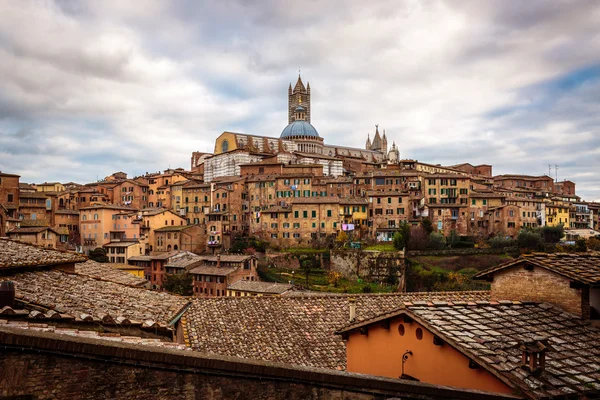 Siena en Toscana, Italia — Foto de Stock