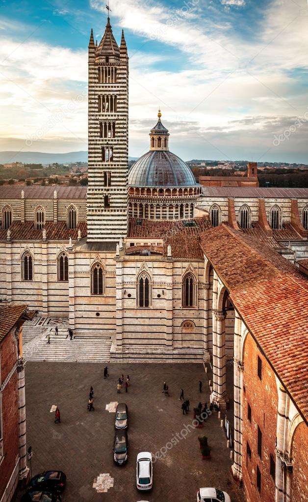 Siena in Tuscany, Italy