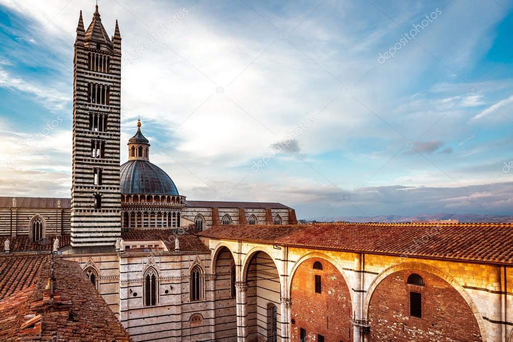 Siena in Tuscany, Italy