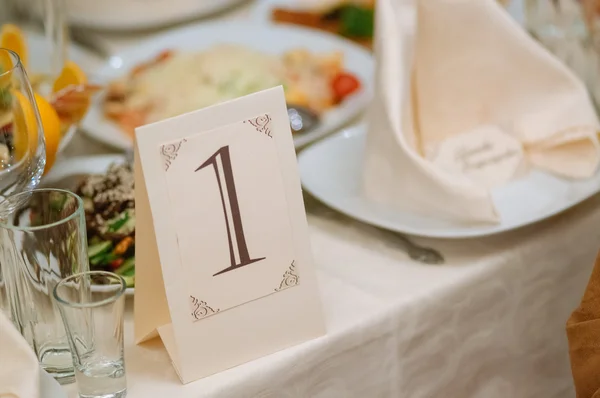 Wedding table decoration — Stock Photo, Image