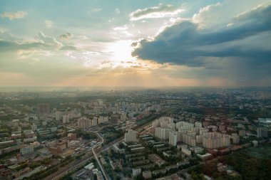 Moskova görünümünü Birdseye