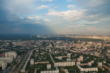 Moskova görünümünü Birdseye