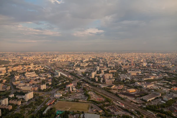 Vista de Birdseye de Moscú — Foto de Stock