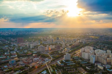 Moskova görünümünü Birdseye