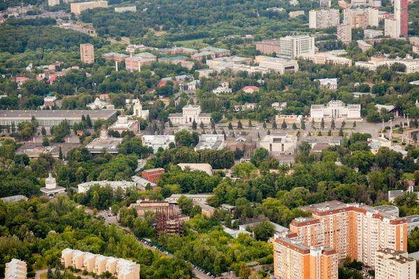 Birdseye kilátás-Moszkva — Stock Fotó