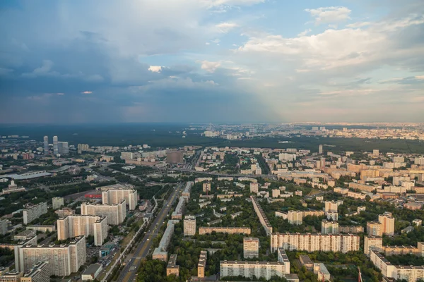 Birdseye view of Moscow — Stock Photo, Image