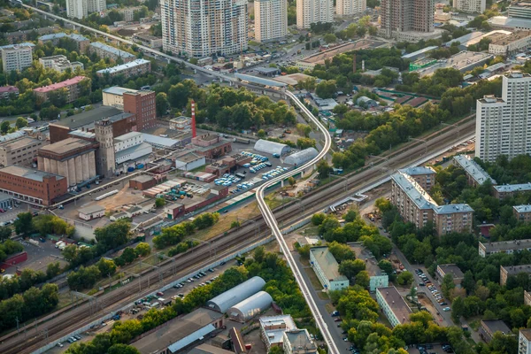 Vista de Birdseye de Moscú — Foto de Stock