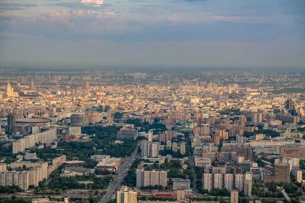 Vista de Birdseye de Moscú — Foto de Stock