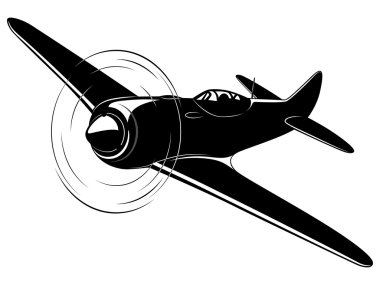 Vector airplane clipart