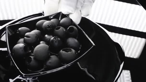 Olive, ultime sfumature di cottura — Video Stock