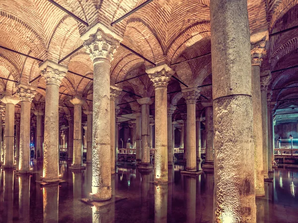 Basilika Zisterne in Istanbul — Stockfoto