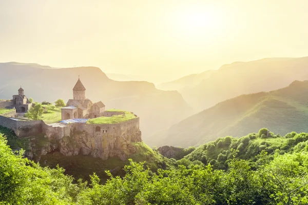 Starověký klášter. Tatev. Arménie — Stock fotografie