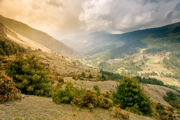 Гімалайських гір — стокове фото
