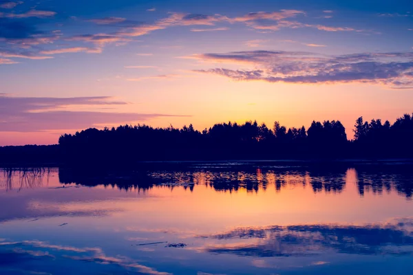 Pôr-do-sol incrível — Fotografia de Stock