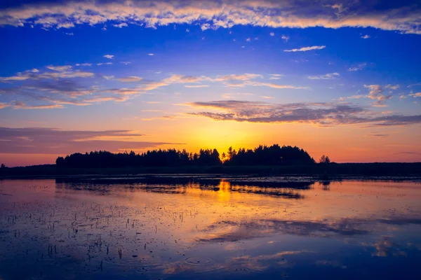 すばらしい夕日 — ストック写真