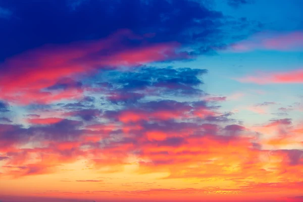 Pôr do sol laranja — Fotografia de Stock