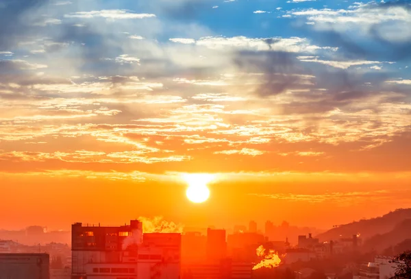 Orange sunset — Stockfoto