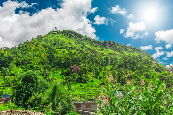 Nepal'de trekking — Stok fotoğraf