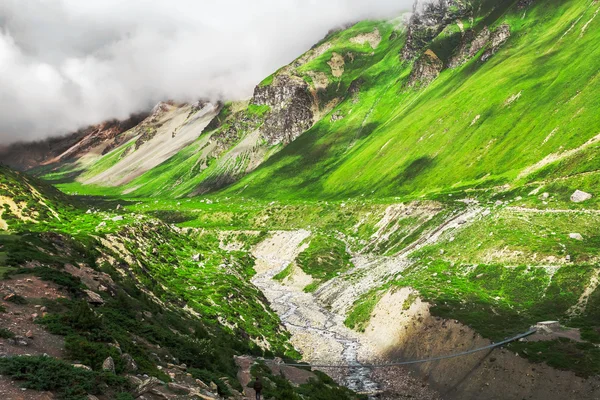 Nepal'de trekking — Stok fotoğraf