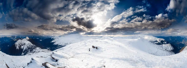 パノラマの冬の風景 — ストック写真