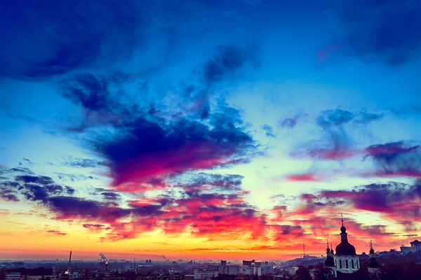 Orange sunset — Stock Photo, Image