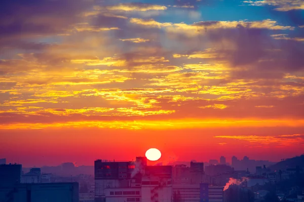 Orange sunset — Stockfoto