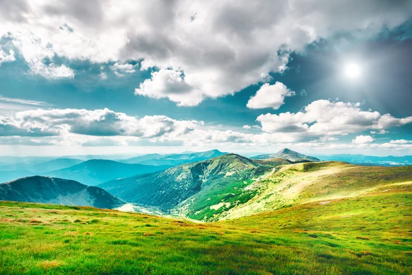 Horská krajina na podzim — Stock fotografie