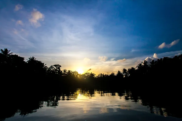 Sunset background sky — Stock Photo, Image