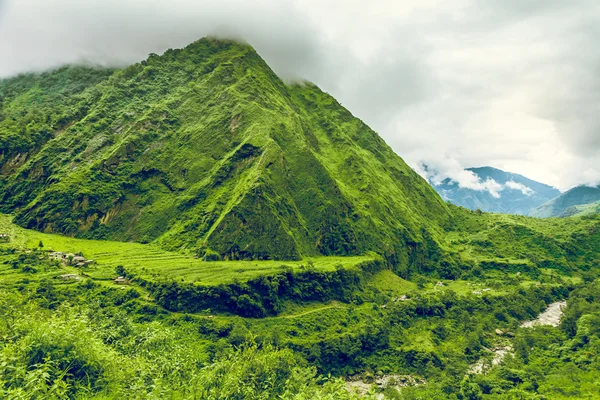 Trekking no Nepal — Fotografia de Stock