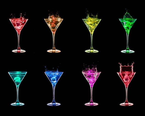 Large cocktail collection — Stock Photo, Image