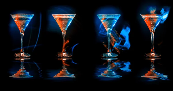 Moderne Cocktails im Glas — Stockfoto