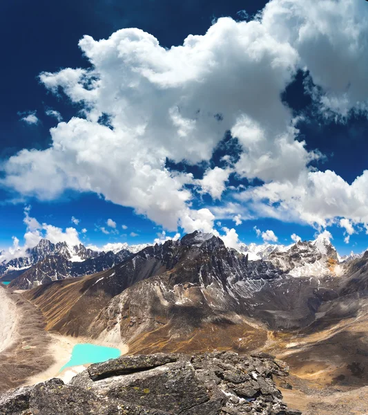 Gokyo jezior w Nepalu — Zdjęcie stockowe