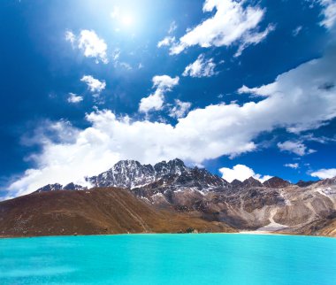 Gokyo Lake in Nepal clipart