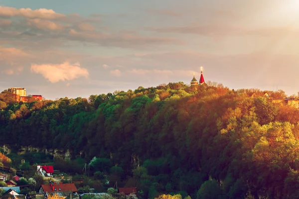 Kamianets Podilskyi cityscape — Stock Photo, Image