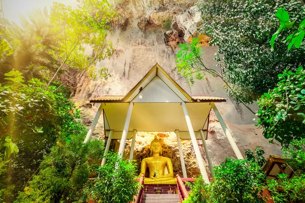 Goldene Buddha-Statue — Stockfoto