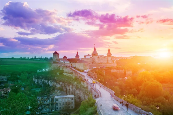 Kastil di Kamianets Podilskyi — Stok Foto