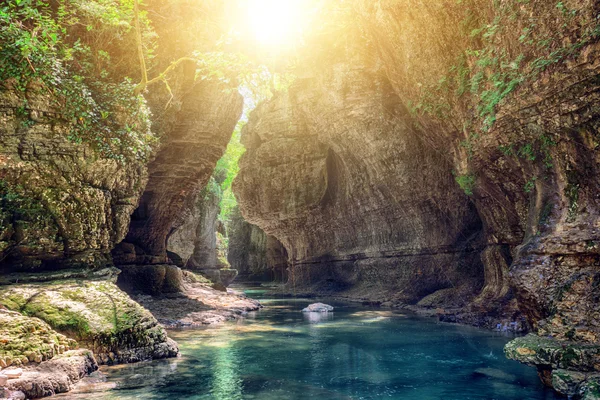 Martvili canyon in Georgia — Stock Photo, Image