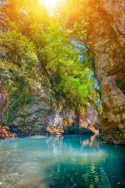 Canyon martvili en géorgie — Photo