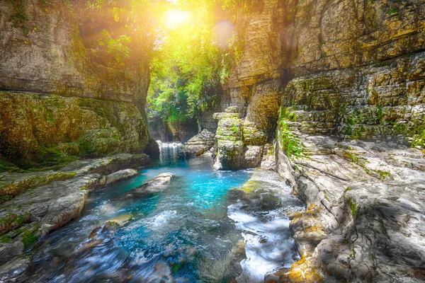 Martvili canyon in Georgia — Stock Photo, Image