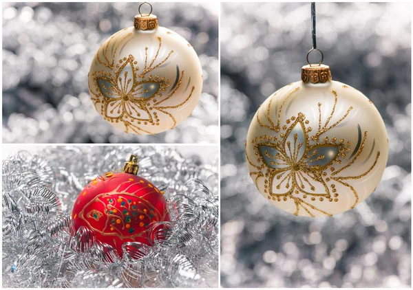 Bolas de Navidad y decoraciones —  Fotos de Stock