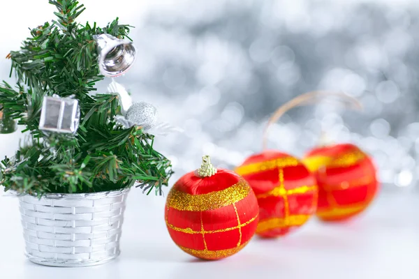 Bolas de Natal Decorações — Fotografia de Stock